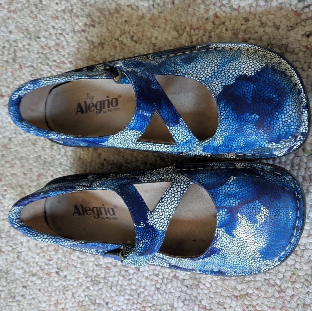 Alegria Blue Printed Proffesional EU 37 (7/7.5)